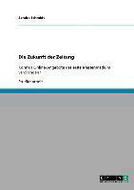 Die Zukunft der Zeitung - cover