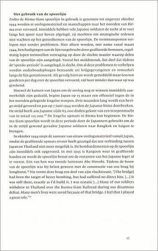 Japanse Bezetting Dl 2 Birma Siam Spoor