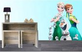 Frozen Elsa, Anna en Olaf - Muursticker