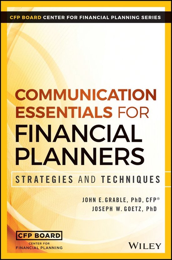 Communication Essentials for Financial Planners - cover