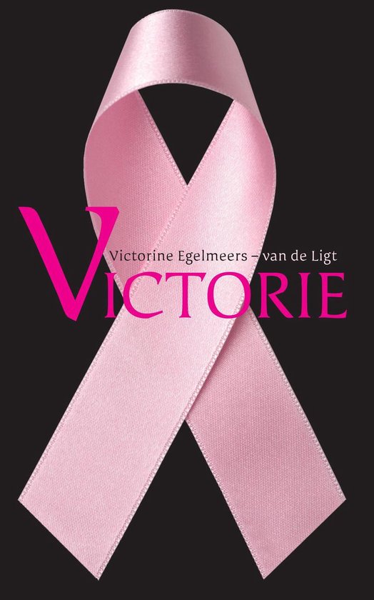 Roze strik met de tekst 'VICTORIE'.