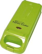 Express Cooker Green - Contactgrill - Perfecte Porties - Snel Klaar - Ideaal voor Eenpersoonshuishouden