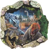 Dinosaurus Muursticker  - 50 x 50 cm