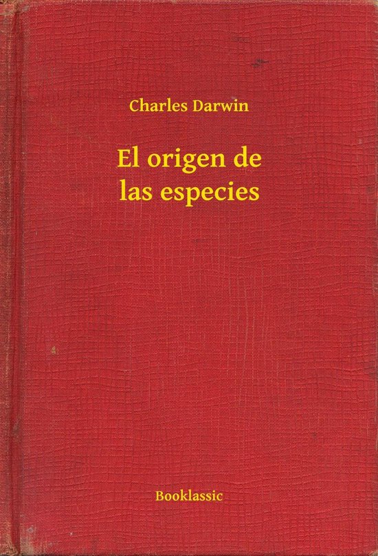 El origen de las especies - cover