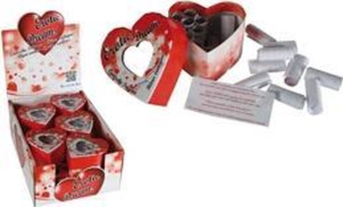 Goedkoopste HEART SHAPE BOX GAME DISP 12 PCS