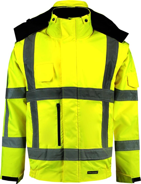 Veste Tricorp Pilot - Veste de travail 403006 - Jaune Fluor - Taille L