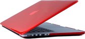 Macbook Case voor Macbook Pro Retina 15 inch - Laptoptas - Matte Hard Case - Rood