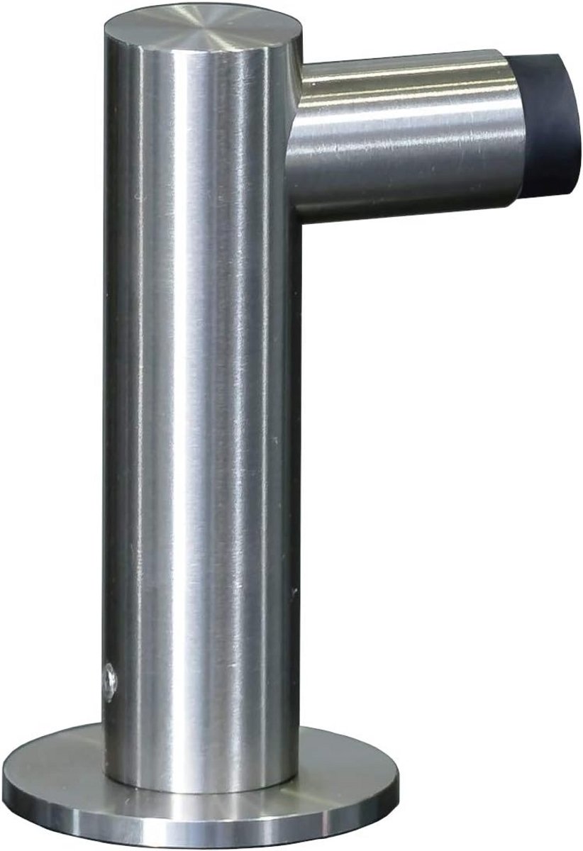 Stainless Steel L-Shape Door Stopper for Floor or Ceiling Assembly