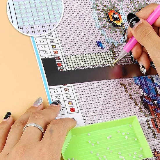 Allecta - Diamond Painting pen set met accessoires voor doe-het-zelf ...