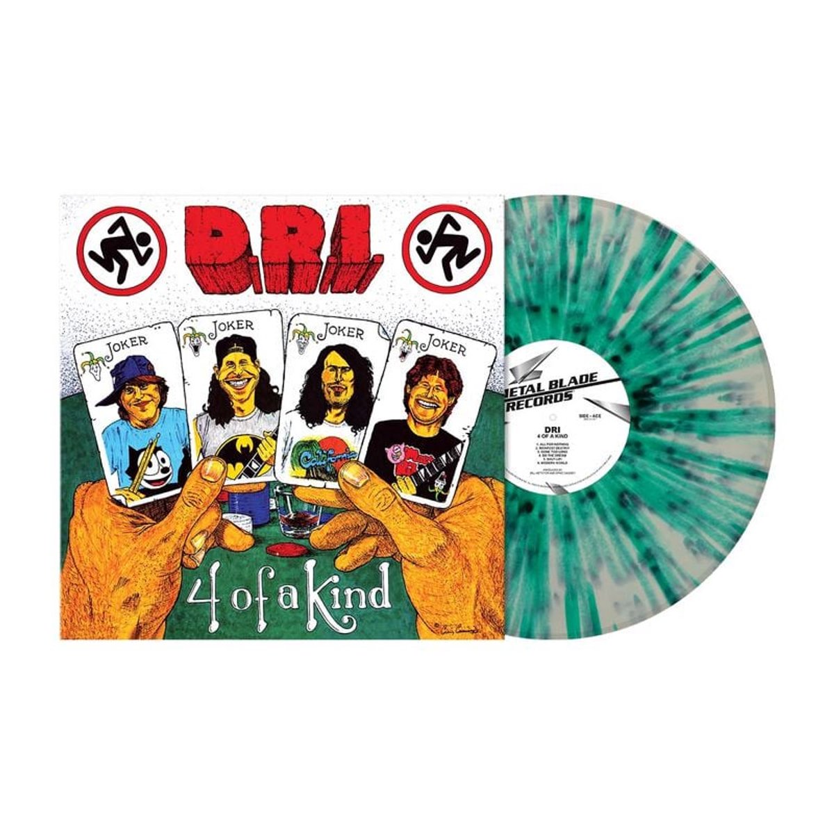 DRI - 4 of a Kind (white with green splatter vinyl)