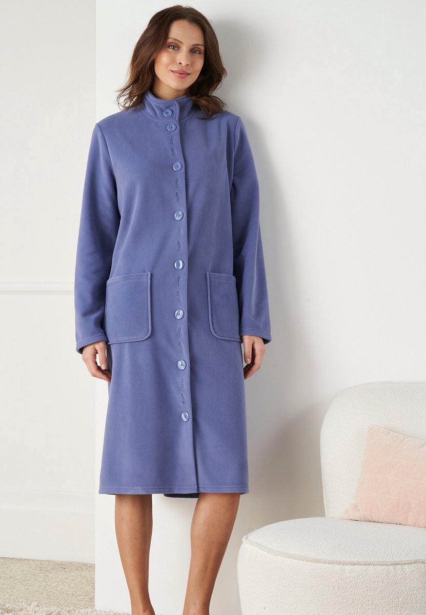 Damart - Fleece kamerjas Thermolactyl - Dames - Blauw - 38-40 (S)