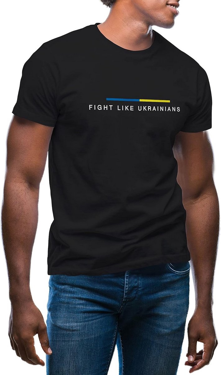 Steun Oekraïne T-Shirt - Draag de Kleuren van Verzet — afbeelding 2