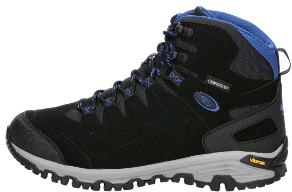 Comfortex Membraan Brütting Wandelschoenen Mount Bona High - Marine Blauw Vibram Zool Antislip