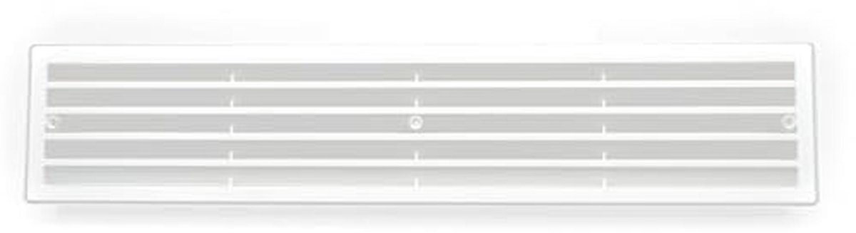 Ventilatierooster PVC 457 x 92 mm - Duurzaam en Weerbestendig Luchttoevoersysteem voor Deuren