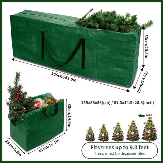 Sac De Rangement Extra Large Pour Sapin De Noël - Pour Arbres Artificiels Démont
