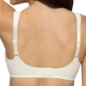 Soutien-gorge blanc, vu de dos, sur un mannequin.