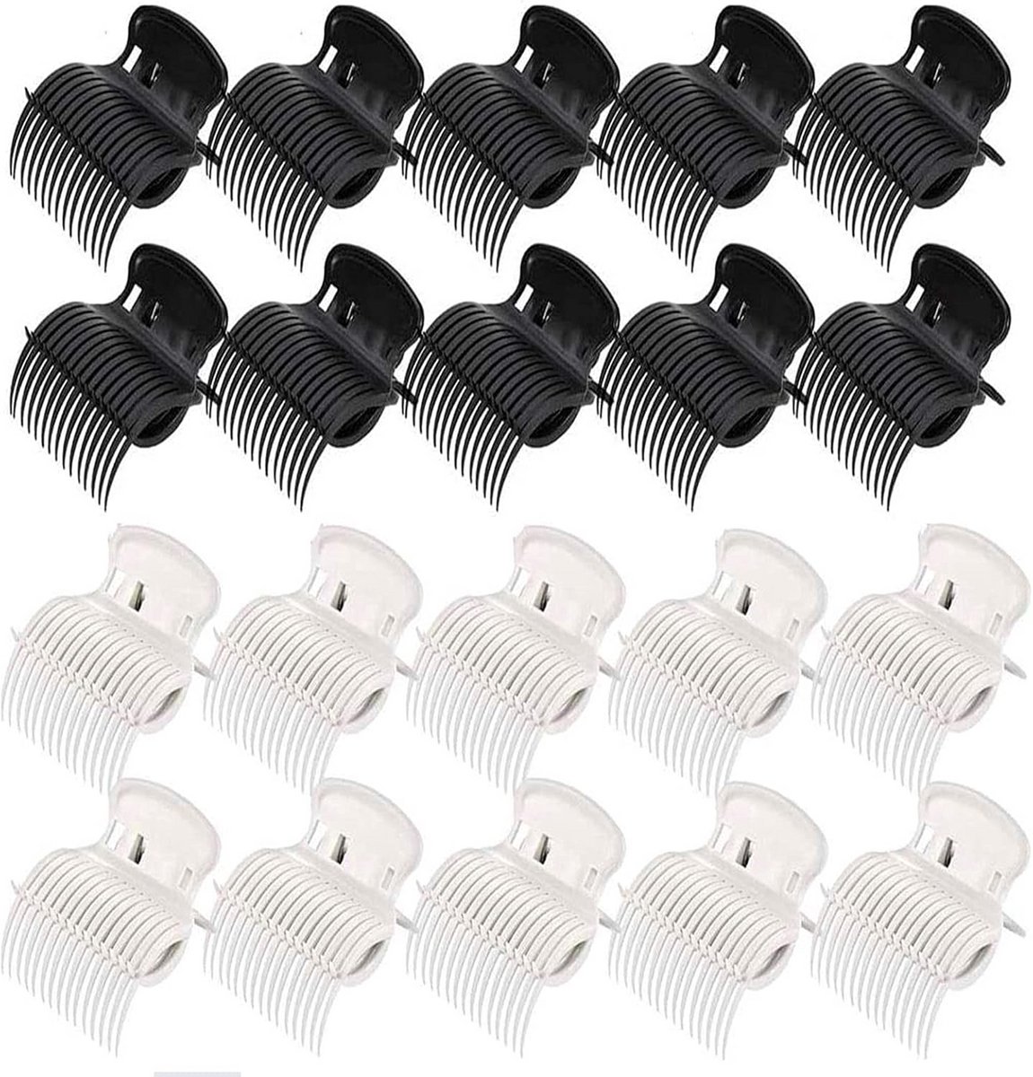 Hot Roller Clips - 24 Stuks Haarkrultang Klauwclips voor Professionele Styling