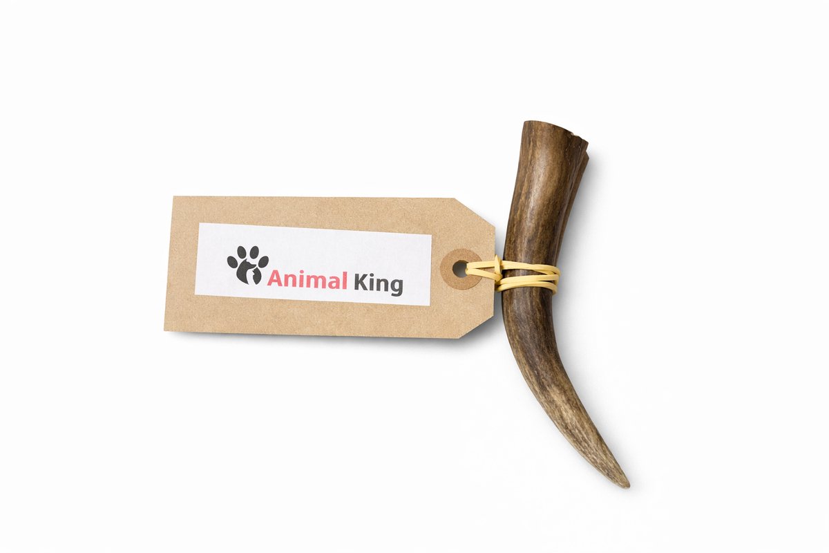 Hertengewei voor Hond 50-80 Gram - Kauwbot voor Lang Kauwplezier voor Kleine Hond - Hondenbot - Harde Hondensnack - Animalking - Gewei Hond