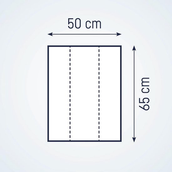 Verschoningskussen voor baby's 50x65 cm - Zacht, Waterdicht en Afwasbaar — afbeelding 2