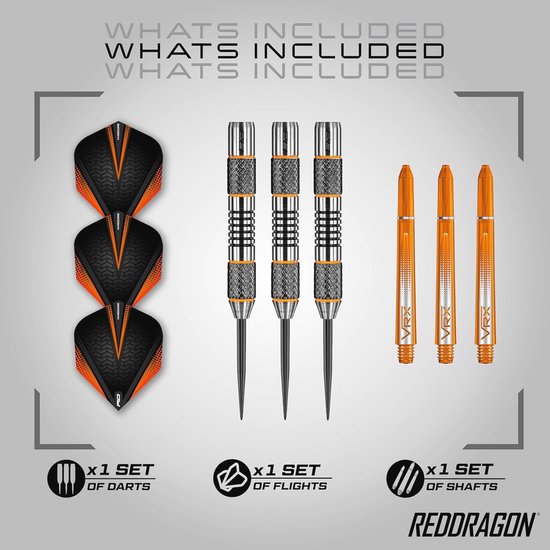 Professionele Steeltip Dartpijlen Set van 23, 25 of 27g met Flights en Dart Schachten — afbeelding 2