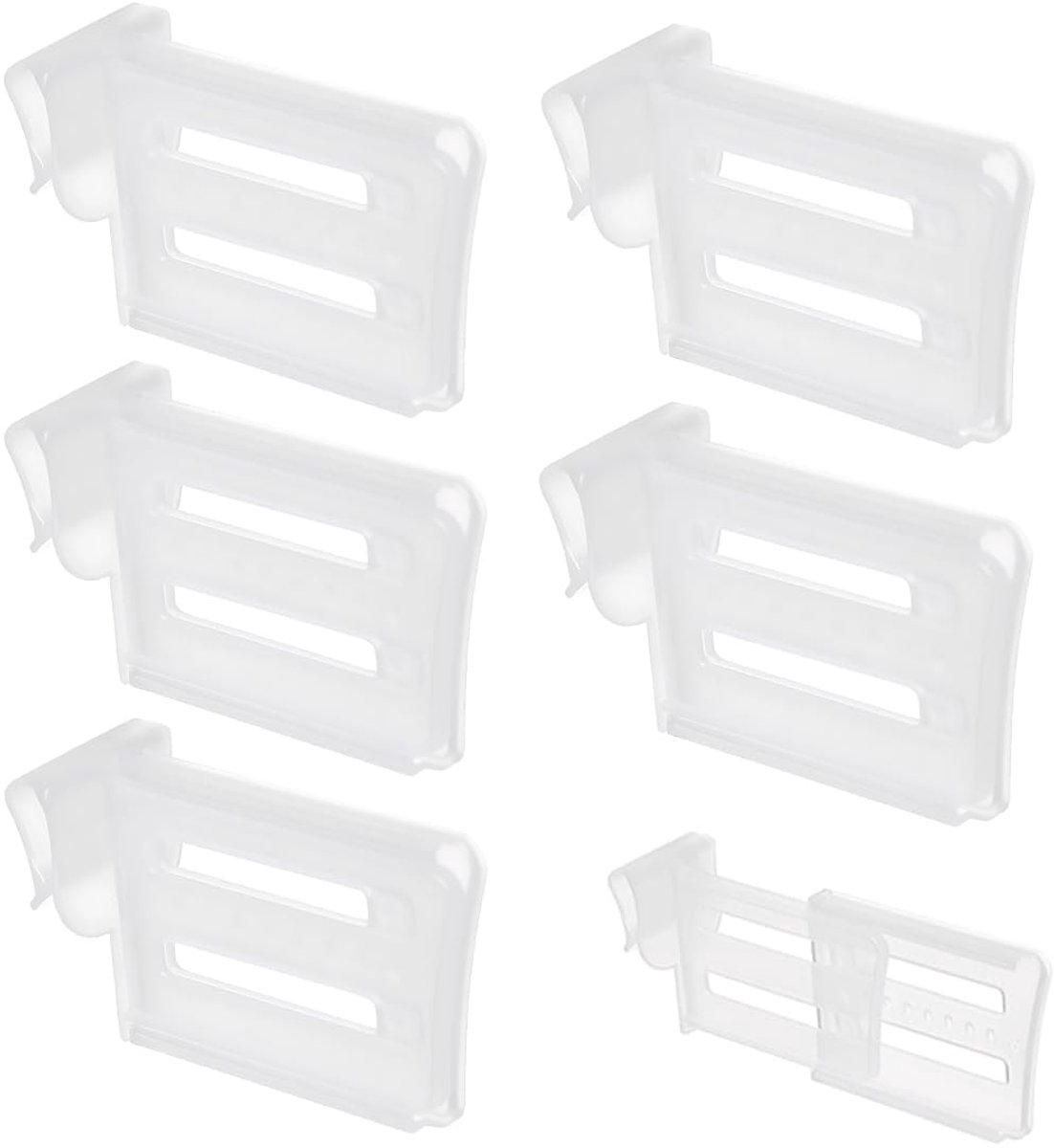 Unyqoos® Set van 5 verstelbare koelkastorganizers voor efficiënte opslag en indeling