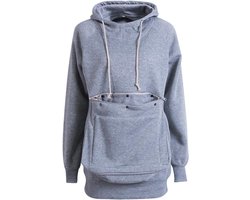 Warme Hoodie met Kangoeroezak voor Dames en Heren - Ideaal voor het Dragen van Kat of Puppy