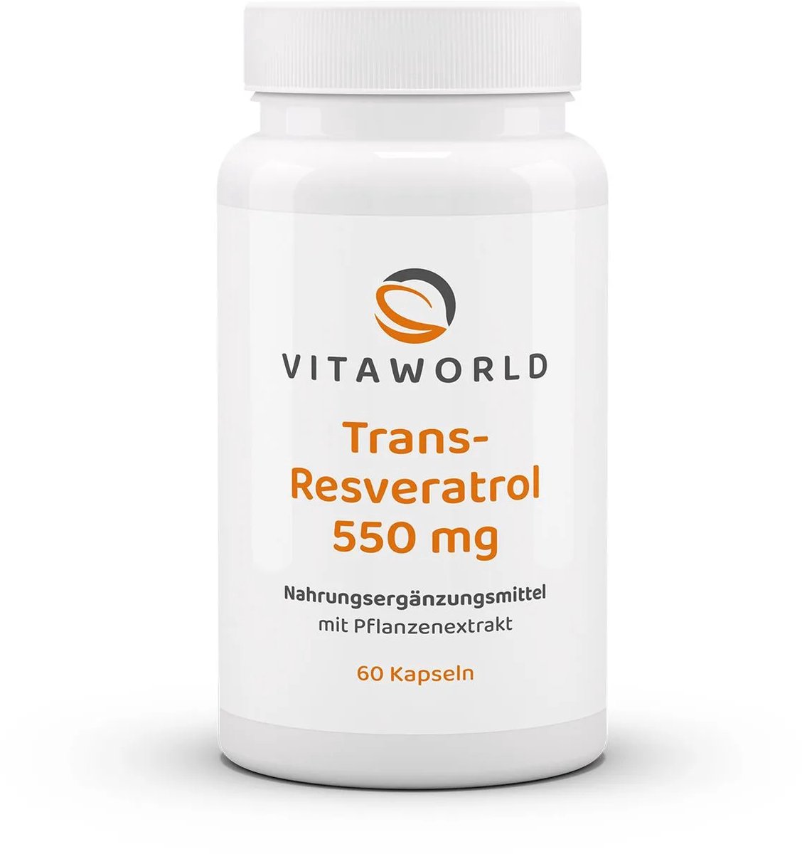 Vitaworld Resveratrol 550mg 60 capsules Trans-Resveratrol