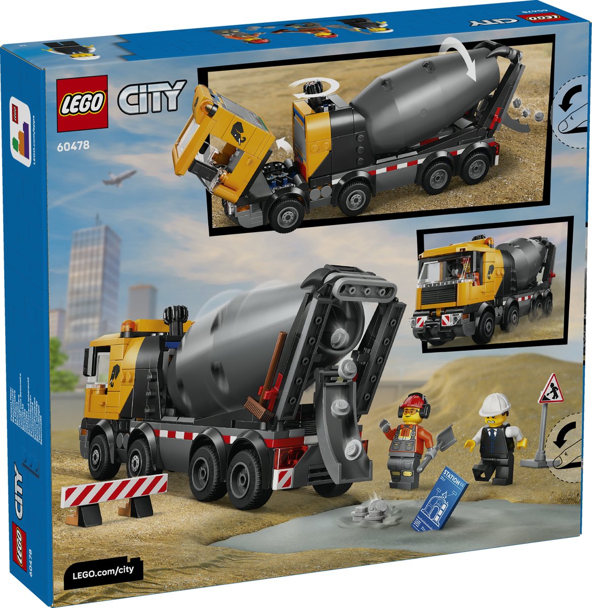 LEGO City Great Vehicles - Cementwagen - 6+ Jaar - Inclusief Figuren — afbeelding 9
