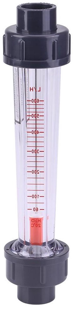 Allecta - Plastic water flow meter voor DN 15 buis - 60-600L/h - LZS-15 rotameter met momentane meting