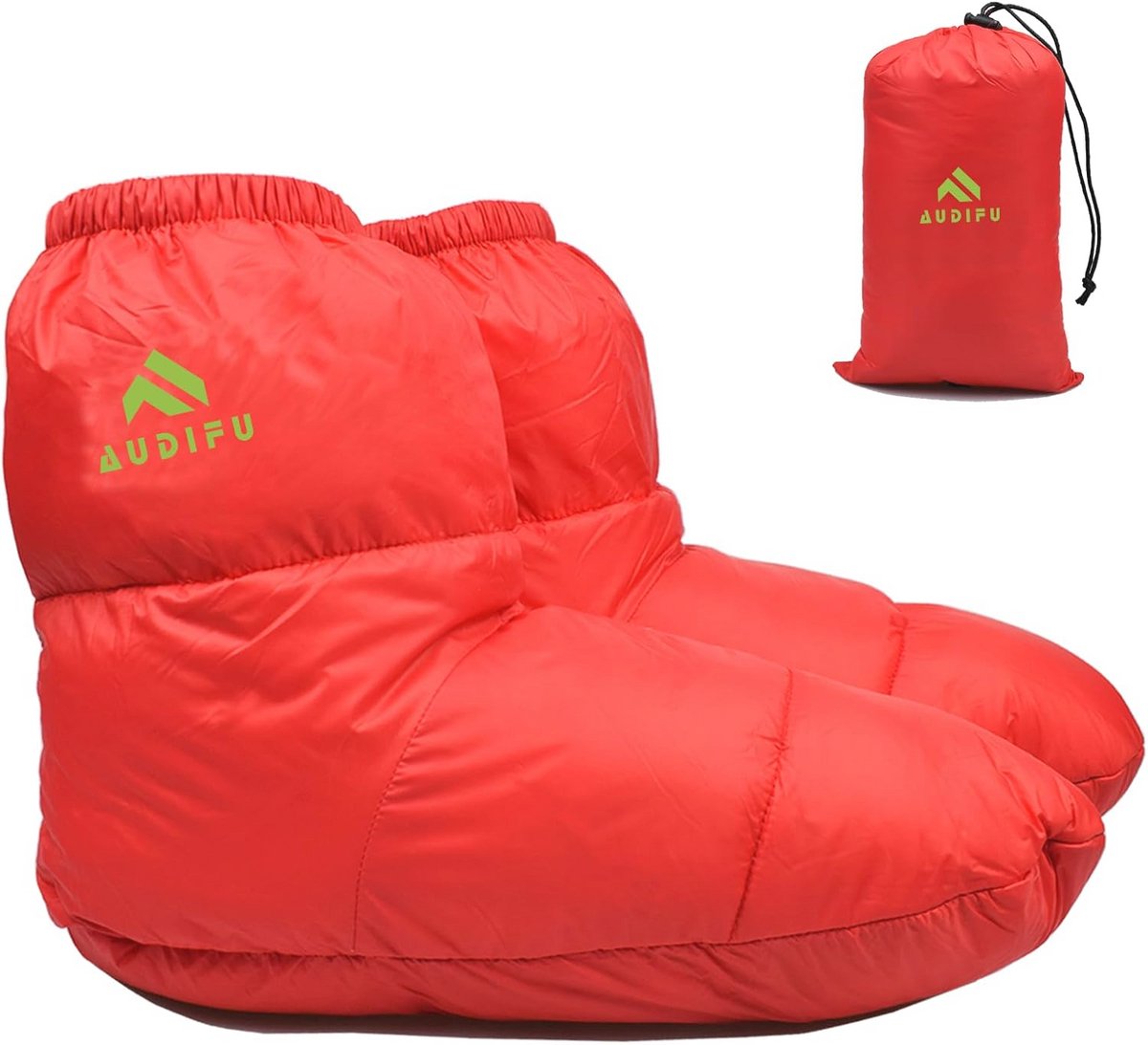 Ultralichte Warme Donsbooties voor Kamperen en Backpacken - Comfortabele Slaapsokken voor Mannen en Vrouwen