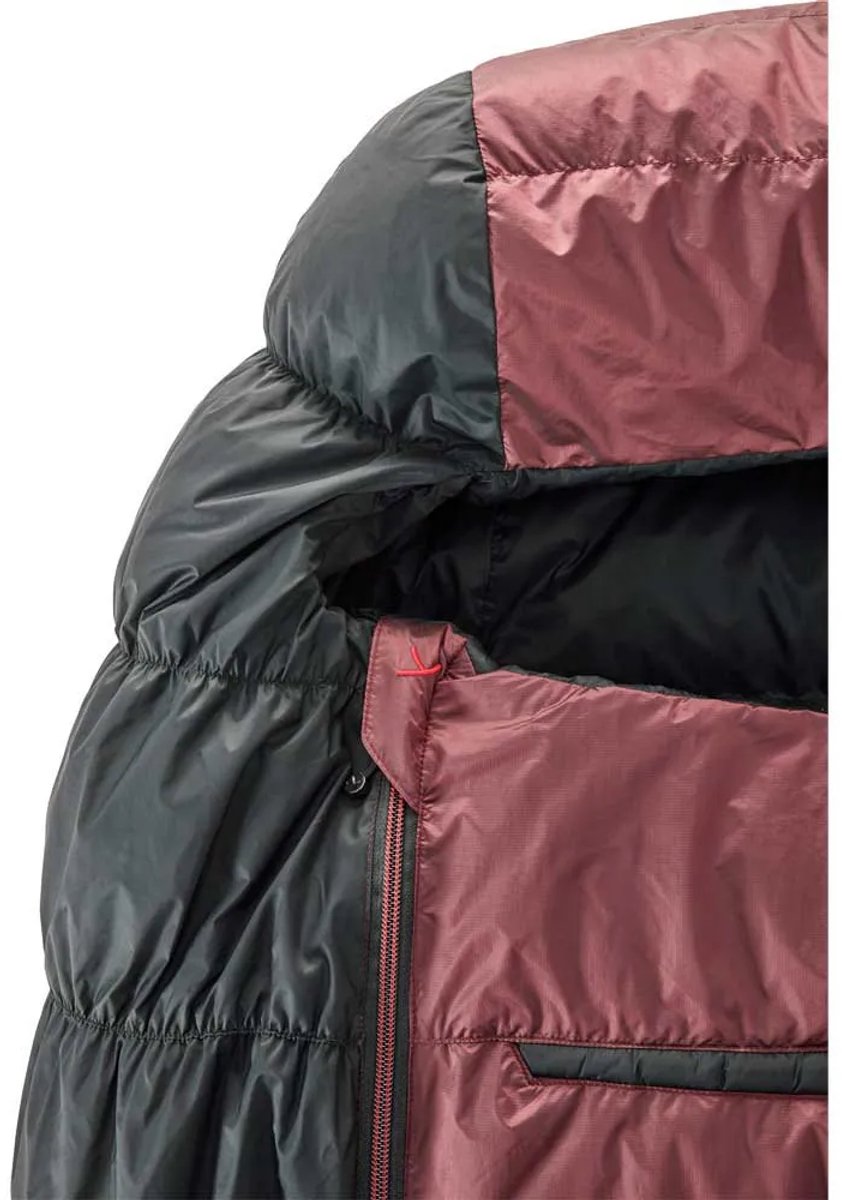 Nordisk Voyage 300 Sac de couchage Rouge,Noir Long - Fermeture gauche