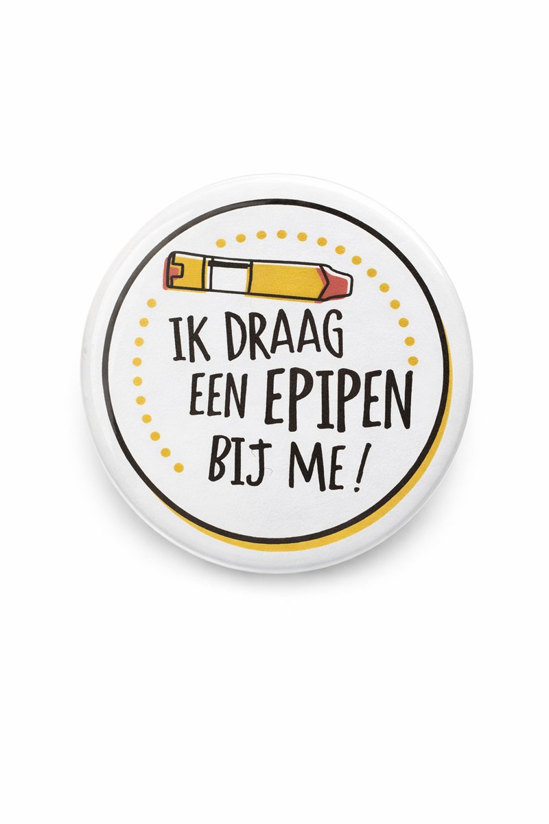 Button (met klem) epi-pen