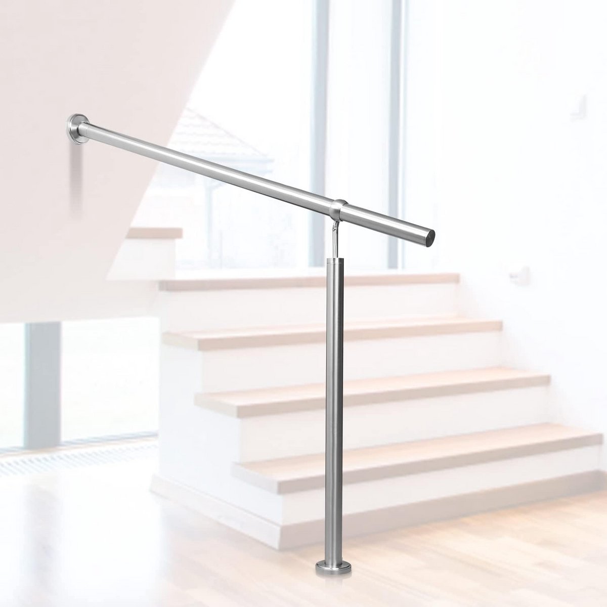 Edelstaal Trapleuning leuning 120cm RVS Reling Wandleuning roestvrij staal