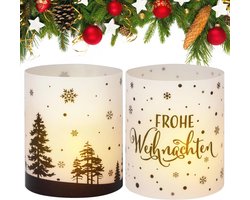 Lantaarn Windlicht voor Gezellige Tafeldecoratie | Binnen en Buiten Gebruik | Kerst en Feestdagen
