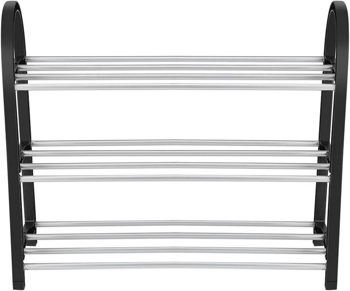 Schoenenrek Staand Kunststof Aluminium - DIY Thuisorganisator met 3 of 4 Lagen