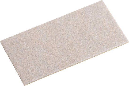 Metafranc Viltglijders TopSoft 100 X 200 Mm Zelfklevend Beige 1 Stuk Effectieve Bescherming Van Uw Meubels En Stoelen Meubelglijders Voor Gevoelige Vloeren Stoelglijders Vilten 753286259