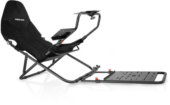 REBBLERS® SIMR100 Foldable Sim Racing Cockpit - Siège de course pliable - Compact - Zwart