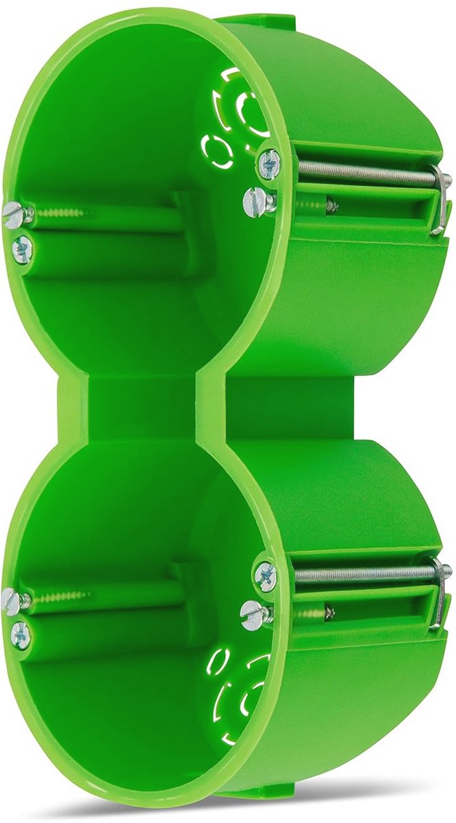 Hollewanddoos 2x Ø68mm 50mm diep voor elektrische installaties