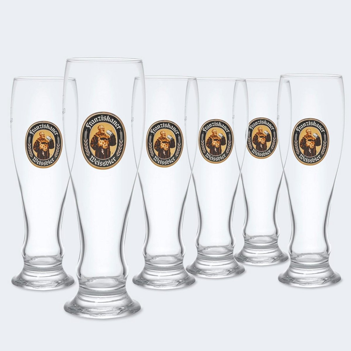 Set van 6 Bierglazen 0,5L - Perfect voor Tarwebier en Witbier