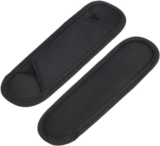 Schouderkussen - Schouderkussen Tas - Antislip - Zachte Kussen - Schouderriem Kussens Voor Reis Tas - Gitaarriemen - Camera (Zwart) — afbeelding 3