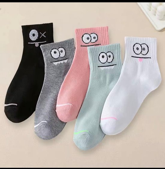 Chaussettes colorées et confortables - Set de 10 packs - Chaussettes - Unisexe - Taille 36-41
