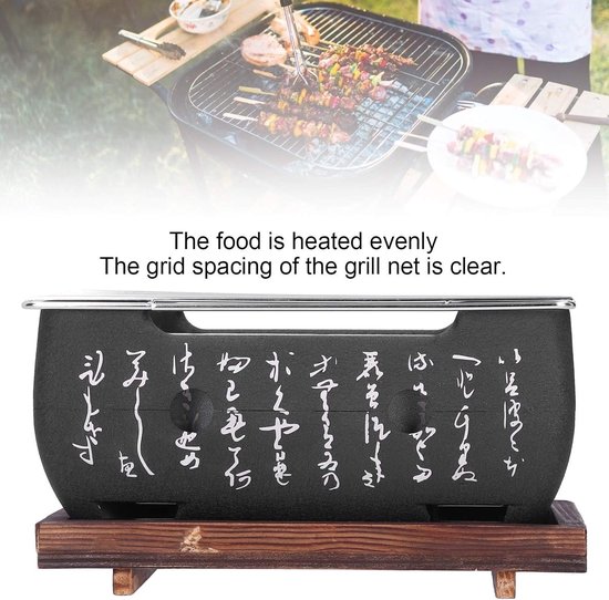 Mini Huishoudelijke Aluminium Houtskool Grill - BBQ Grill Accessoires - Draagbare Voedselplaat Gereedschap - Ronde Aluminium Hibachi Tool voor Kamperen en Binnengebruik van MINI — afbeelding 2