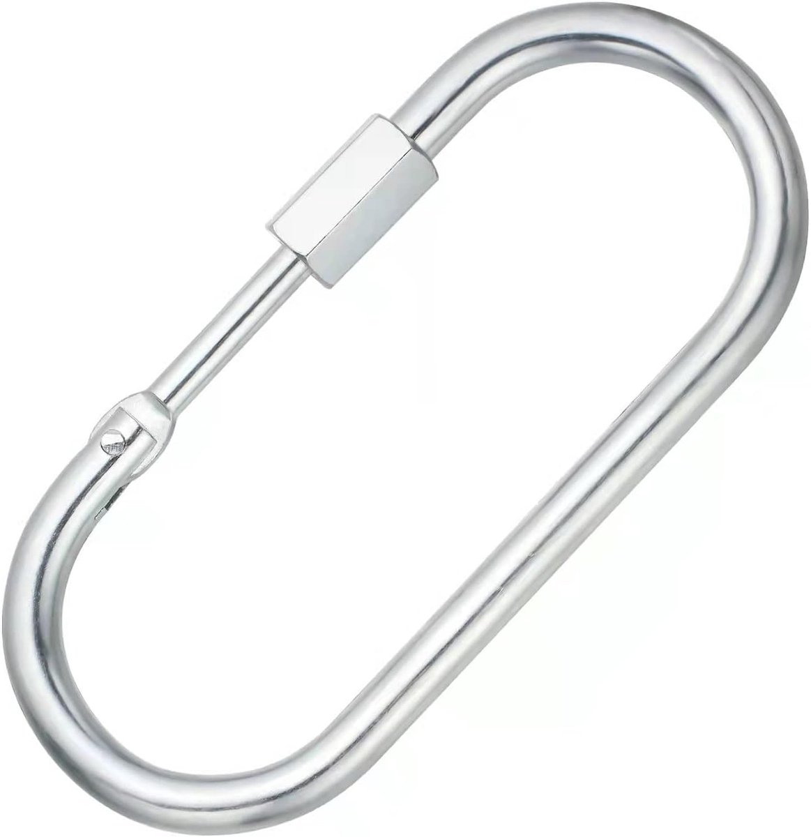 Grote ovalen vorm quick link locking carabiner clip - grote drag chain - quick couplings - touwconnector 6 inch M10 voor trailer - schommel - hangmatten - kabel - kamperen