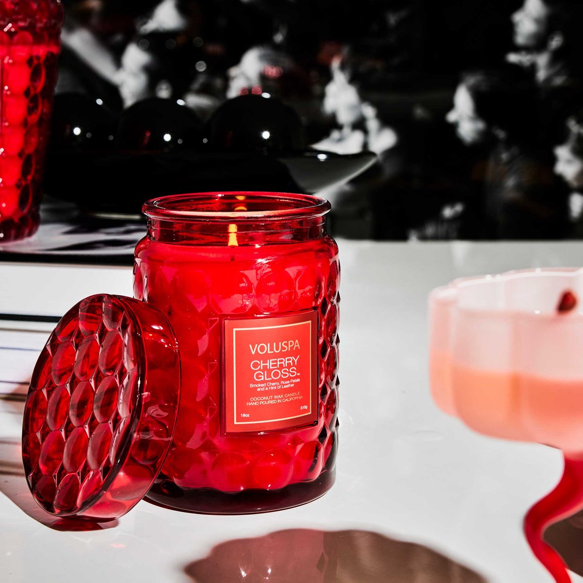 Voluspa Cherry Gloss Large Jar Candle