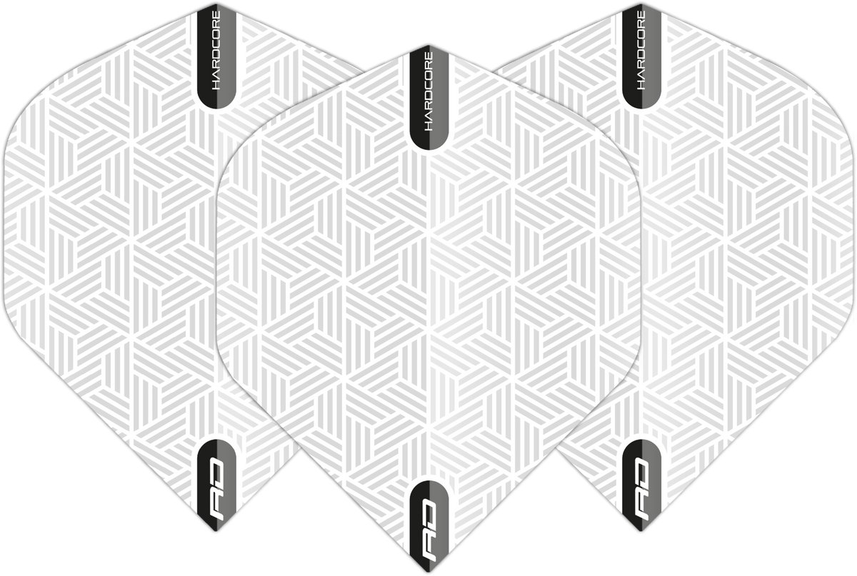 Red Dragon Hardcore XT White - Dart Flights