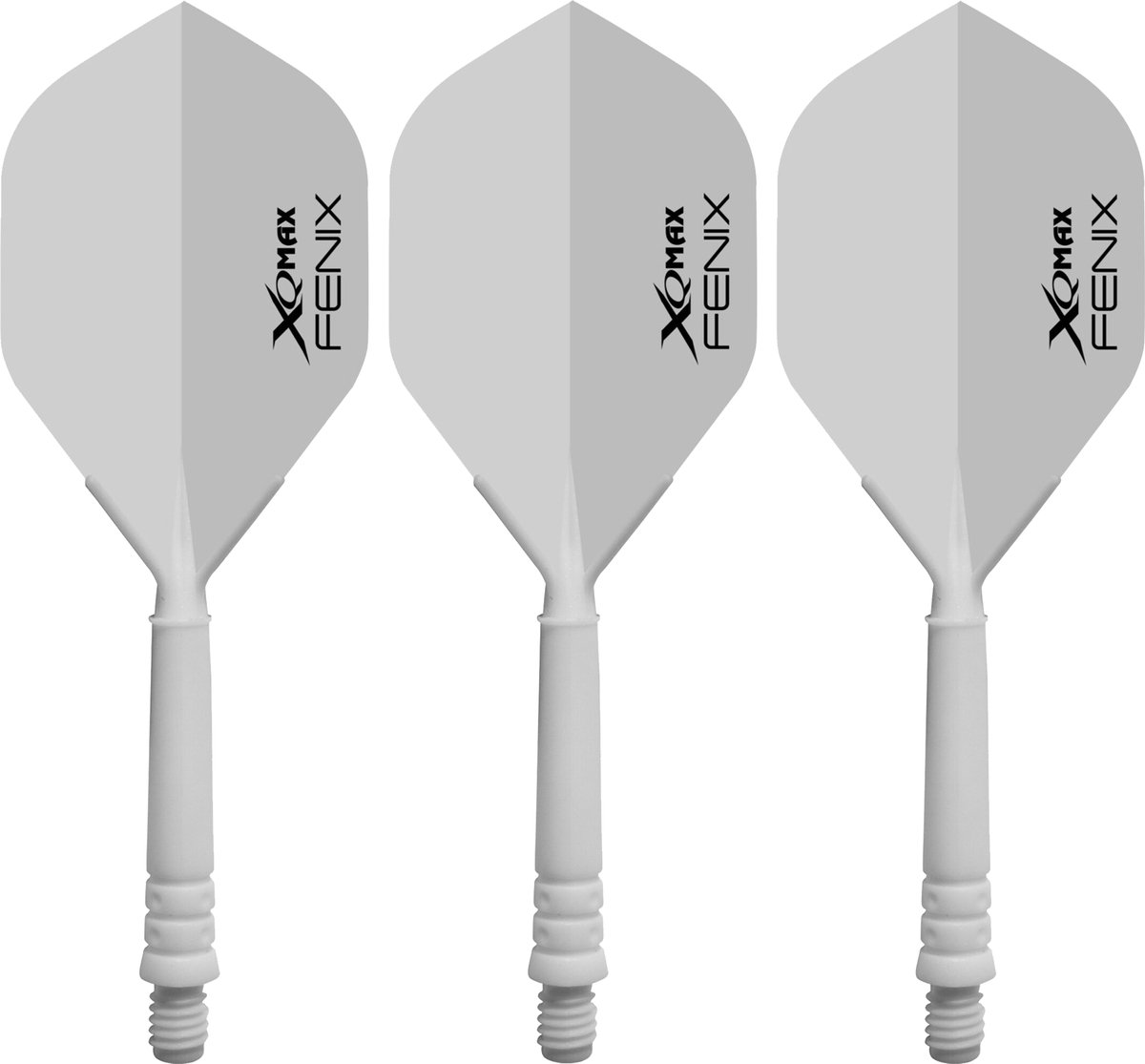 XQ Max Fenix Bar Flights White Standard - Dart Flights