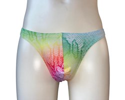 LekkerStout Multicolor Heren Tanga - Elastische String - Sexy Mannen Ondergoed - Maat M | LS215
