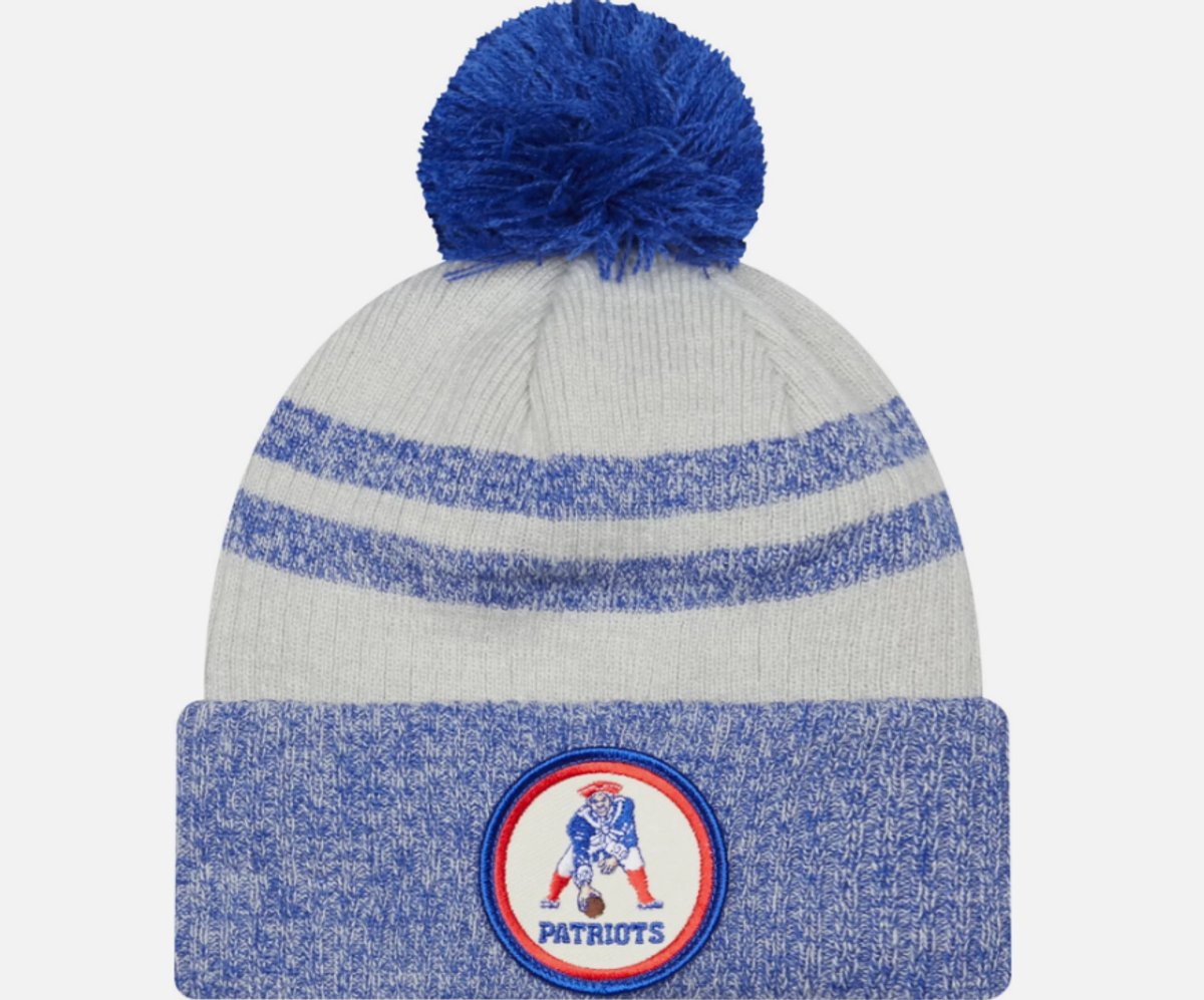 New England Patriots NFL New era beanie muts Blauw