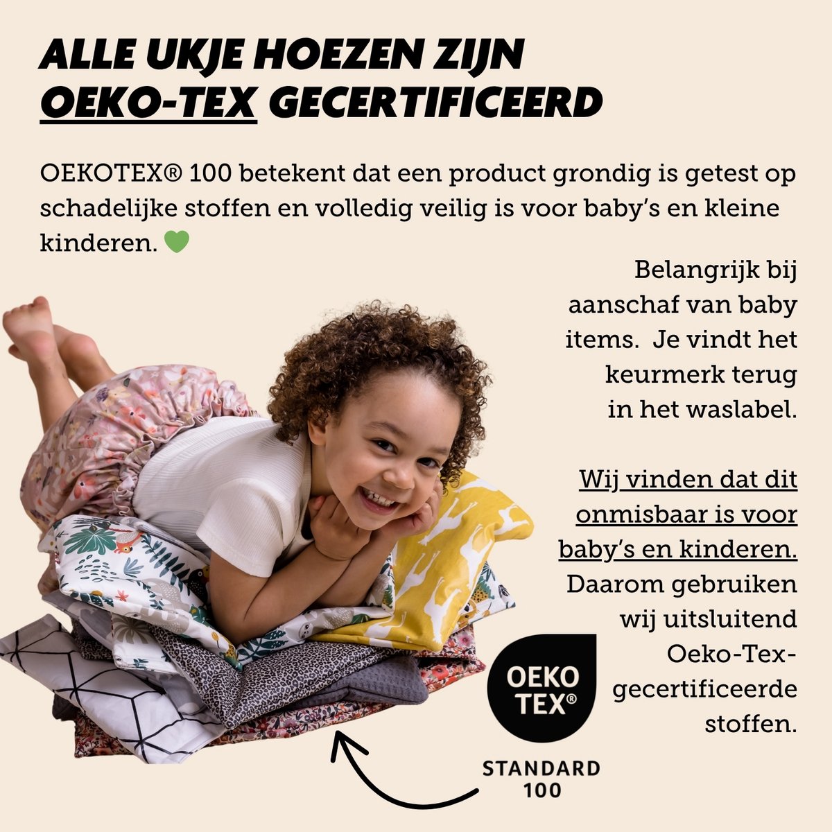 Ukje Newborn Hoes Tripp Trapp - Voor Stokke Kidsmill Novi Newborn Set - Veilig getest Oeko-Tex - Waterdichte binnenkant - Met Gordelbeschermers - Donkergroen Wafelstof – foto 2