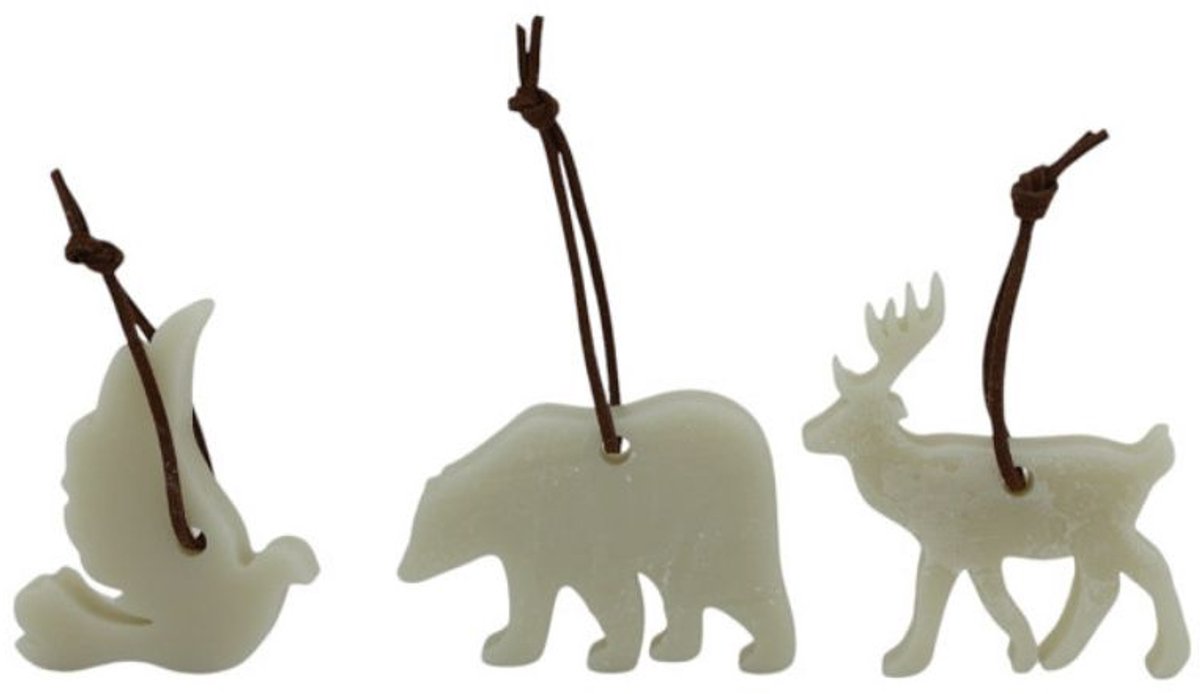Home Society Geurende wax Ornamenten Animal Greige